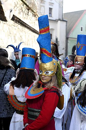 Masopustní průvod v Českém Krumlově, 8. března 2011