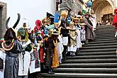 Carnival parade in Český Krumlov, 8th March 2010, photo by: Lubor Mrázek