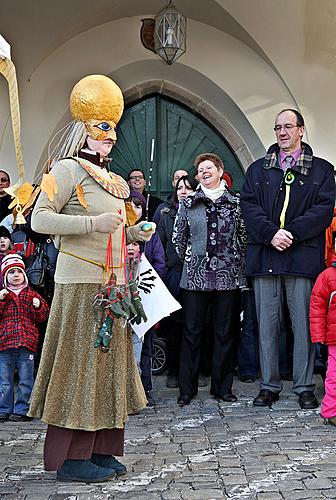 Masopustní průvod v Českém Krumlově, 8. března 2011