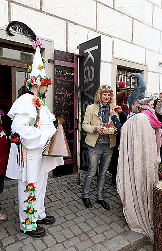 Carnival parade in Český Krumlov, 8th March 2010