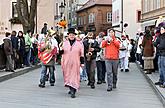 Carnival parade in Český Krumlov, 8th March 2010, photo by: Lubor Mrázek