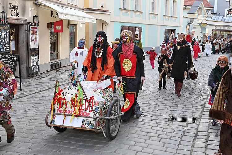 Masopustní průvod v Českém Krumlově, 8. března 2011