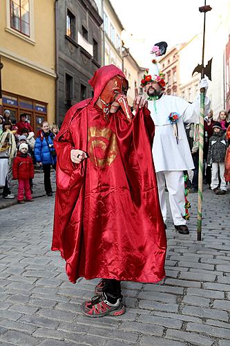 Carnival parade in Český Krumlov, 8th March 2010