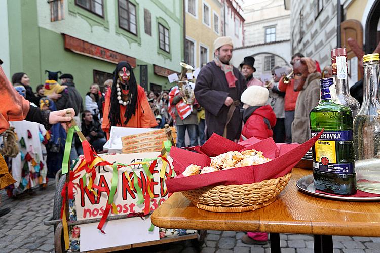 Masopustní průvod v Českém Krumlově, 8. března 2011