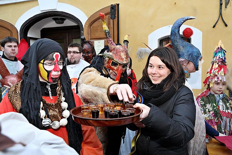 Masopustní průvod v Českém Krumlově, 8. března 2011