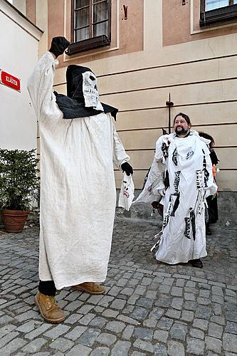 Carnival parade in Český Krumlov, 8th March 2010