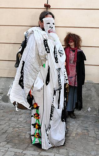 Carnival parade in Český Krumlov, 8th March 2010