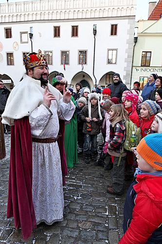 Dreikönigstag, 6.1.2011, Advent und Weihnachten in Český Krumlov