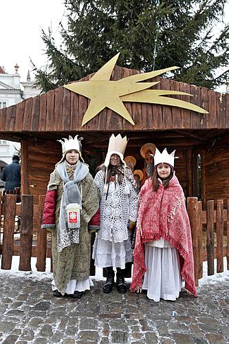 Dreikönigstag, 6.1.2011, Advent und Weihnachten in Český Krumlov