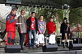 Announcement of the race results  "Krumlov Hastrman", Magical Krumlov 30.4.2011, photo by: Lubor Mrázek