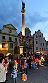 Concerts by bands from Český Krumlov and Lantern procession, Magical Krumlov 30.4.2011, photo by: Lubor Mrázek