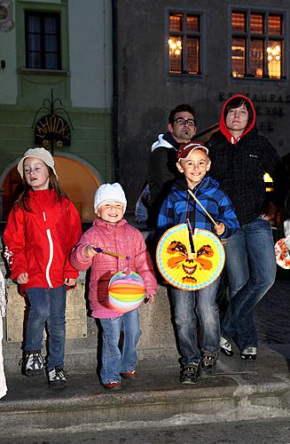 Konzerte der Krumauer Musikbands und Lampionumzug, Zauberhaftes Krumlov 30.4.2011