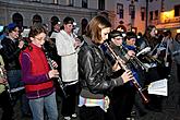 Konzerte der Krumauer Musikbands und Lampionumzug, Zauberhaftes Krumlov 30.4.2011, Foto: Lubor Mrázek
