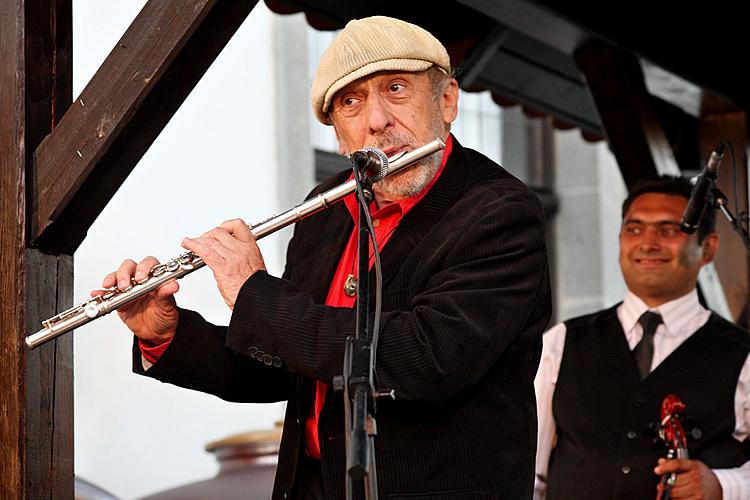 Jiří Stivín und Gipsy Krumlov (krumauer Zigeunerkapelle), Kammermusikfestival Český Krumlov 28.6.2011