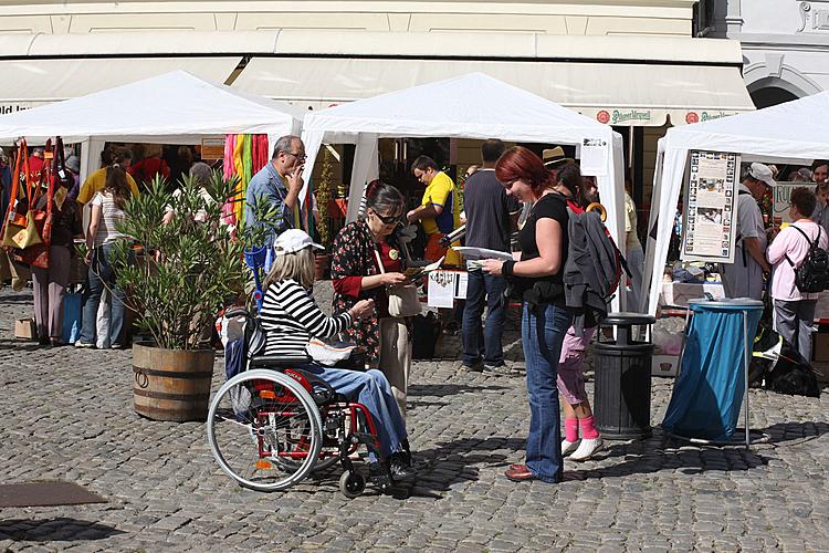 Disability Day - Day without Barriers Český Krumlov, 10.9.2011