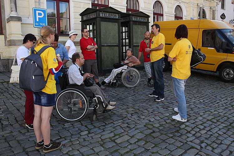 Disability Day - Day without Barriers Český Krumlov, 10.9.2011