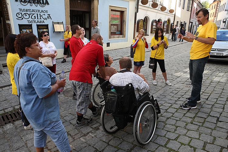 Tag mit Handicap - Tag ohne Barrieren Český Krumlov, 10.9.2011