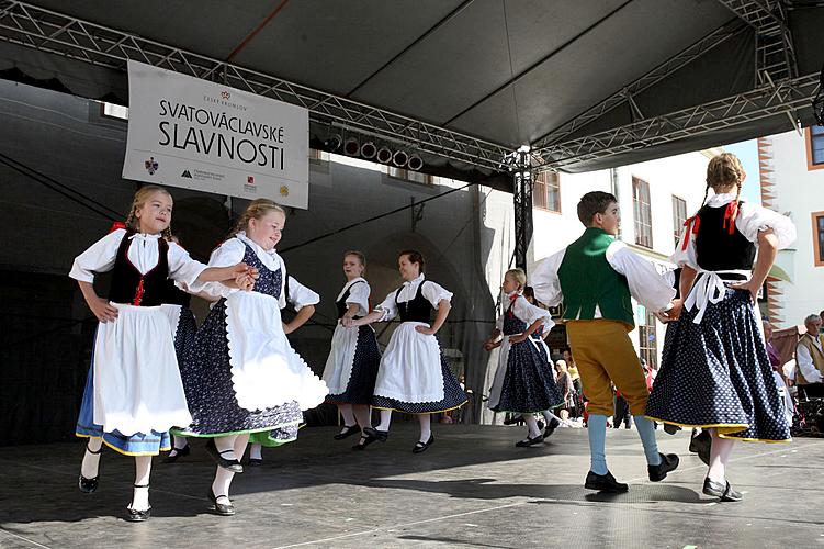 St.-Wenzels-Fest und Internationales Folklorefestival 2011 in Český Krumlov, Samstag 24. September 2011