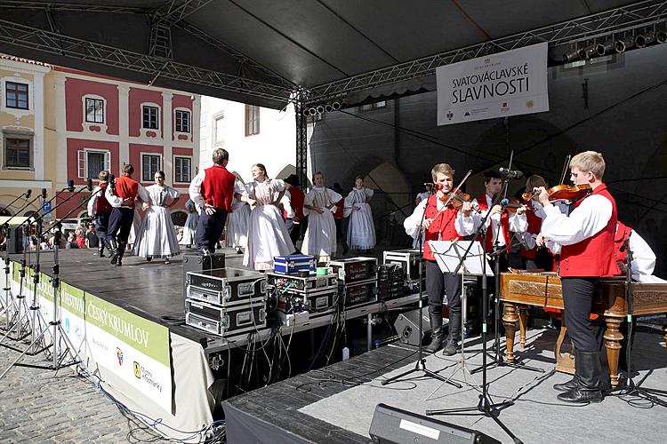 St.-Wenzels-Fest und Internationales Folklorefestival 2011 in Český Krumlov, Samstag 24. September 2011