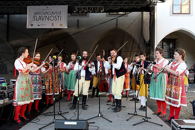 St.-Wenzels-Fest und Internationales Folklorefestival 2011 in Český Krumlov, Samstag 24. September 2011