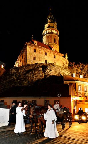 2. adventní neděle - mikulášská nadílka, Český Krumlov, 4.12.2011