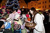 2nd Advent Sunday - St. Nicholas Present Distribution, Square Náměstí Svornosti, Český Krumlov, 4.12.2011, photo by: Lubor Mrázek