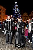 2nd Advent Sunday - St. Nicholas Present Distribution, Square Náměstí Svornosti, Český Krumlov, 4.12.2011, photo by: Lubor Mrázek