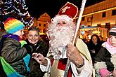 2nd Advent Sunday - St. Nicholas Present Distribution, Square Náměstí Svornosti, Český Krumlov, 4.12.2011, photo by: Lubor Mrázek