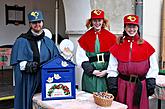 3. Adventssonntag - Jesuleins Postamt Zum Goldenen Engel und Ankunft der Weissen Frau, Český Krumlov 11.12.2011, Foto: Lubor Mrázek