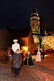 3. adventní neděle - Ježíškův Poštovní úřad U Zlatého anděla a příjezd Bílé paní, Český Krumlov 11.12.2011, foto: Lubor Mrázek