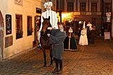 3. Adventssonntag - Jesuleins Postamt Zum Goldenen Engel und Ankunft der Weissen Frau, Český Krumlov 11.12.2011, Foto: Lubor Mrázek