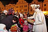 3. adventní neděle - Ježíškův Poštovní úřad U Zlatého anděla a příjezd Bílé paní, Český Krumlov 11.12.2011, foto: Lubor Mrázek