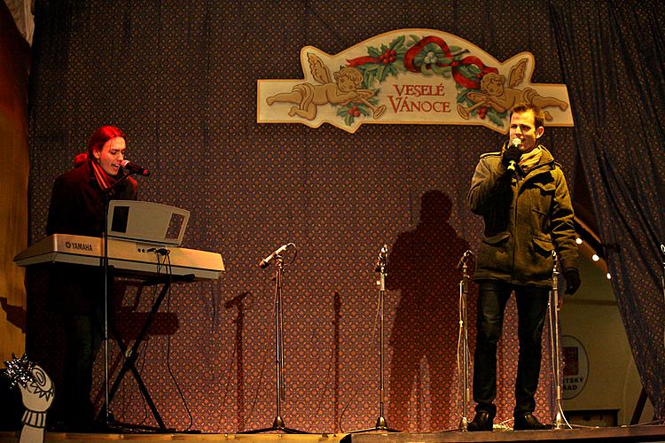 4th Advent Sunday - Joint Singing at the Christmas Tree, Český Krumlov 18.12.2011