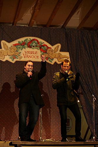 4th Advent Sunday - Joint Singing at the Christmas Tree, Český Krumlov 18.12.2011