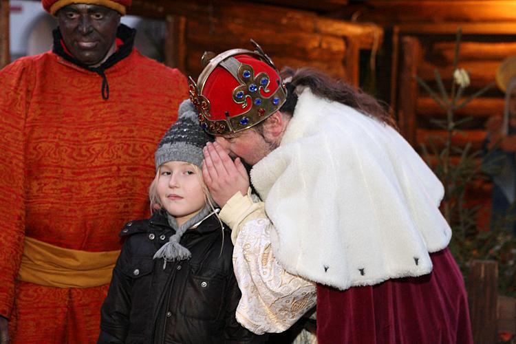 Dreikönigstag in Český Krumlov, 6.1.2012