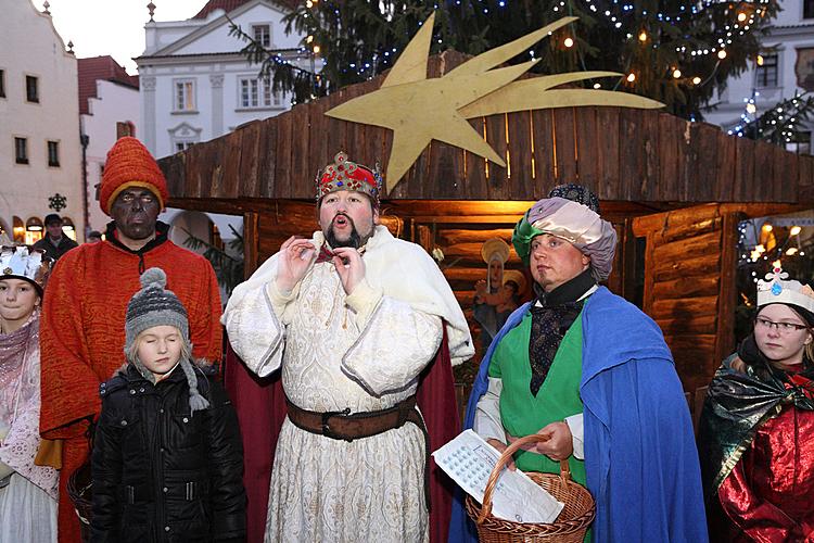 Dreikönigstag in Český Krumlov, 6.1.2012