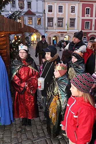 Dreikönigstag in Český Krumlov, 6.1.2012