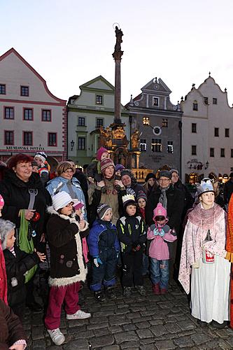 Dreikönigstag in Český Krumlov, 6.1.2012