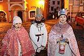 Dreikönigstag in Český Krumlov, 6.1.2012, Foto: Lubor Mrázek