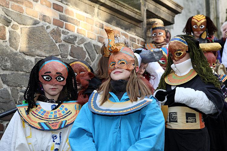 Carnival parade in Český Krumlov, 21st February 2012