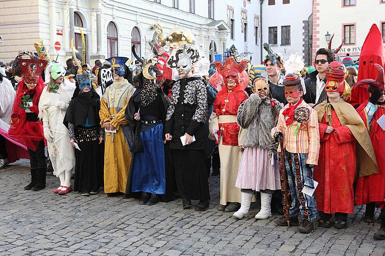 Carnival parade in Český Krumlov, 21st February 2012