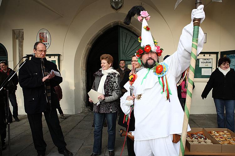 Masopustní průvod v Českém Krumlově, 21. února 2012