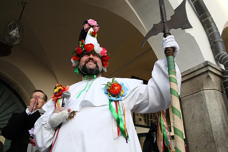 Carnival parade in Český Krumlov, 21st February 2012