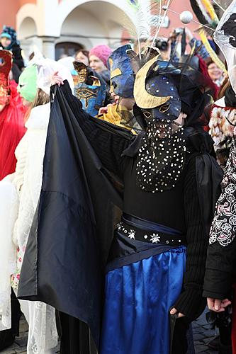 Carnival parade in Český Krumlov, 21st February 2012