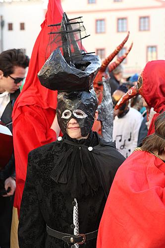 Carnival parade in Český Krumlov, 21st February 2012