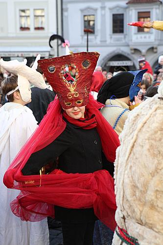 Carnival parade in Český Krumlov, 21st February 2012