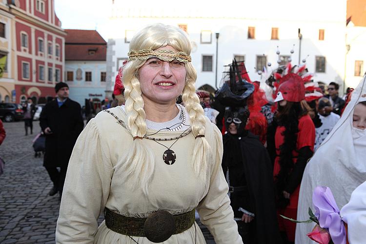 Carnival parade in Český Krumlov, 21st February 2012