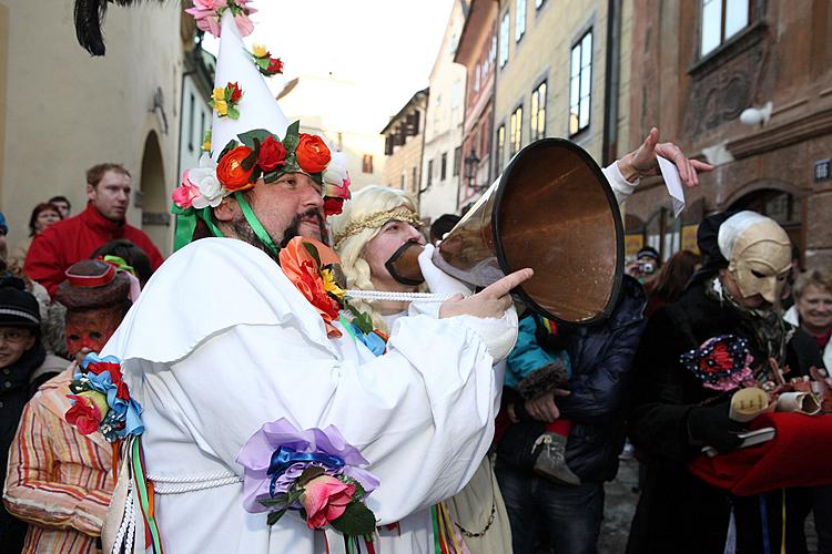 Carnival parade in Český Krumlov, 21st February 2012