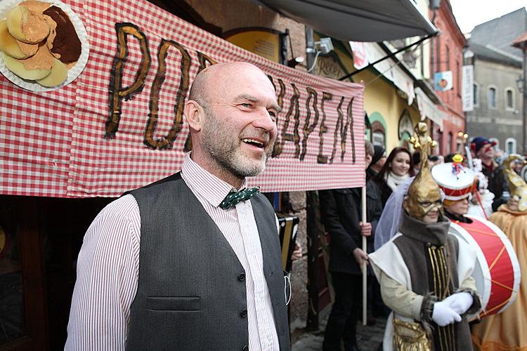 Carnival parade in Český Krumlov, 21st February 2012