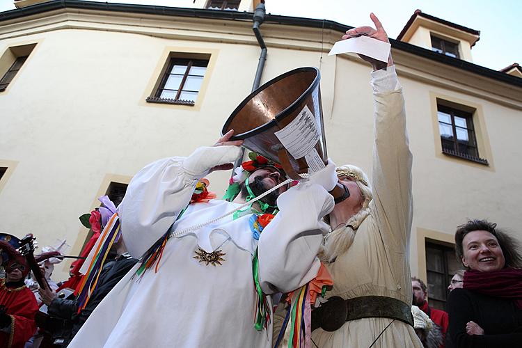 Carnival parade in Český Krumlov, 21st February 2012